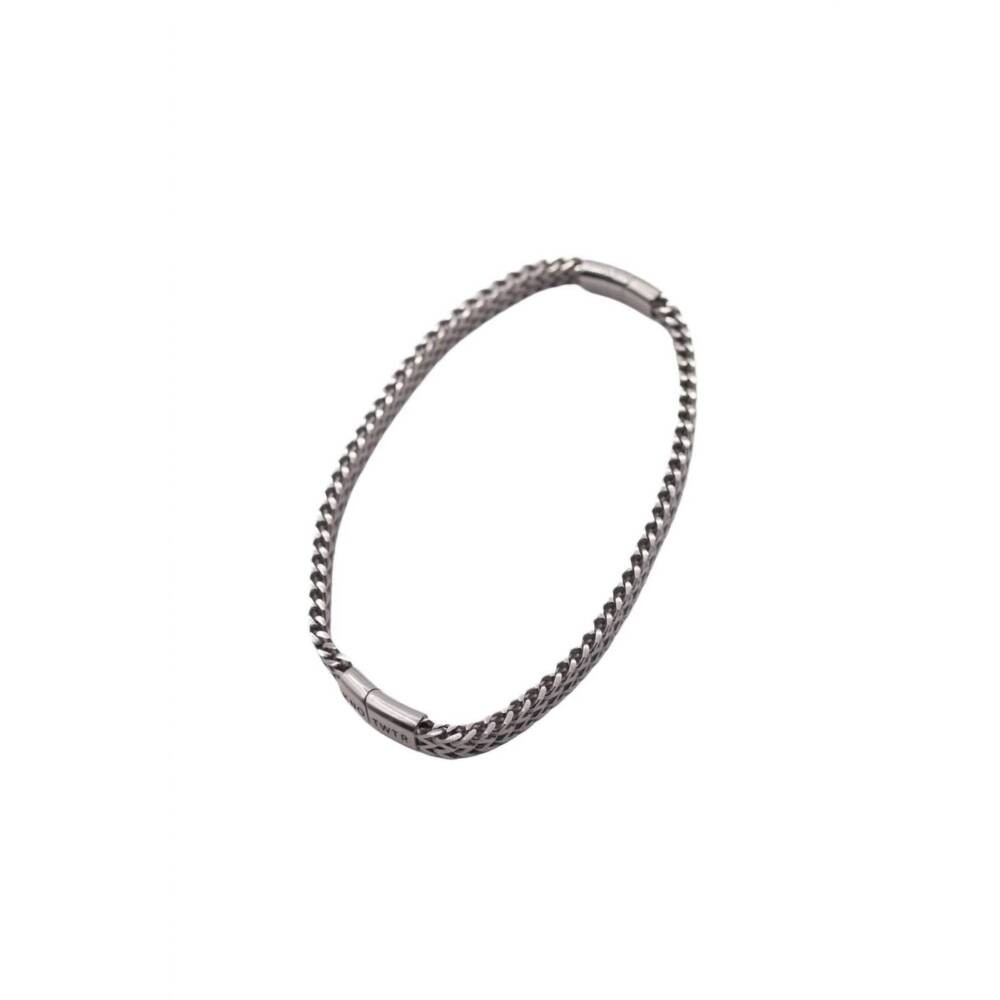 NEW KNOTWTR women's platinum neck chain in silver